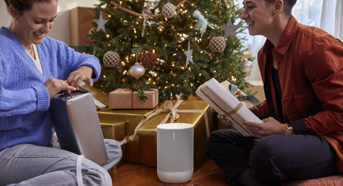 Unboxing a Sonos Era 100 for Christmas