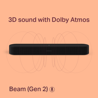 Sonos 5.1 Sonos Immersive set with Beam (Gen 2), Sub Mini and Era 100 SL Pair