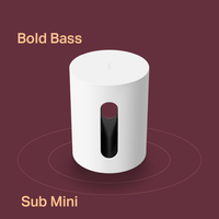 Sonos 5.1 Sonos Immersive set with Beam (Gen 2), Sub Mini and Era 100 SL Pair