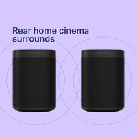 Sonos 5.1 Surround Sound Set with Beam (Gen 2), Sub and One SL