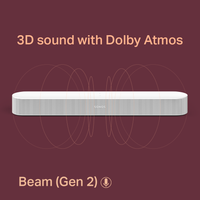 Sonos 5.1 with Sonos Beam (Gen 2), Sub Mini and One SL Set