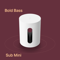Sonos 5.1 Surround Set with Beam, Sub Mini and Era 100 pair