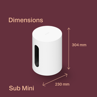 Sonos 5.1 Surround Set with Beam, Sub Mini and Era 100 pair